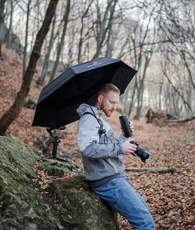 Select Huriia to Get an Innovative Hands-Free Umbrella - Find Out Why