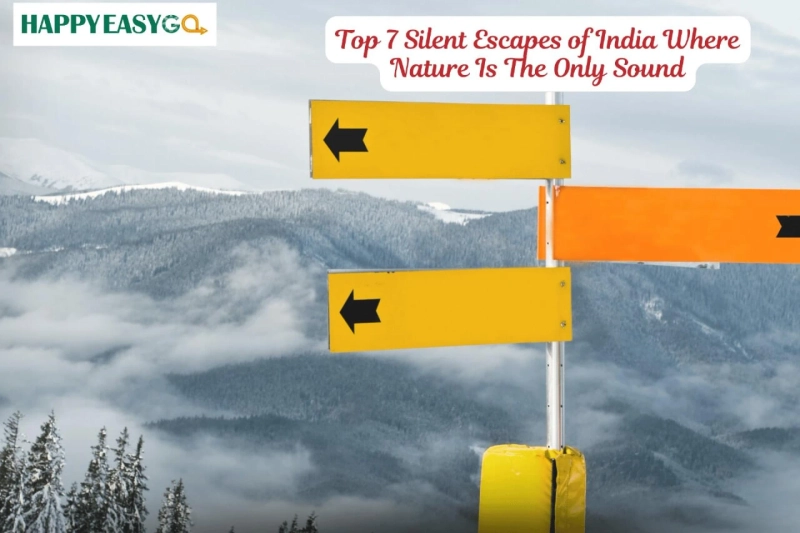 Top 7 Silent Escapes of India Where Nature Is The Only Sound