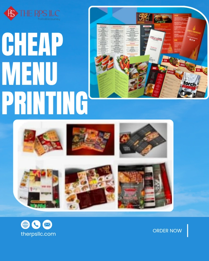 Cheap Menu Printing Online | Fast Delivery & Professional Finishing