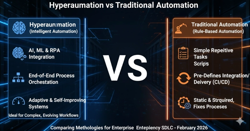 Hyperautomation vs Traditional Automation Models