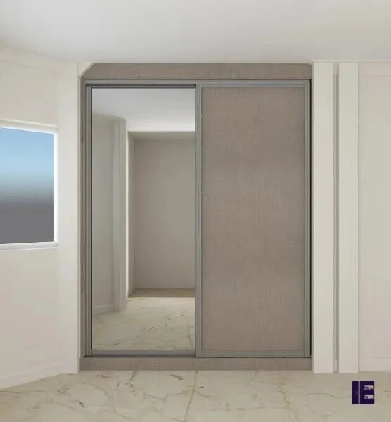 Wardrobe With Mirrored Doors