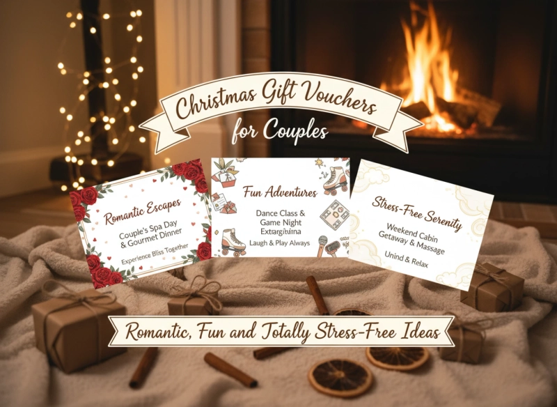Christmas Gift Vouchers for Couples: Romantic, Fun and Totally Stress-Free Ideas