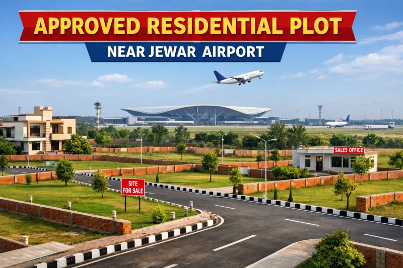 Plots Near Jewar International Airport: A Future-Ready Investment Opportunity with Maxpine Group
