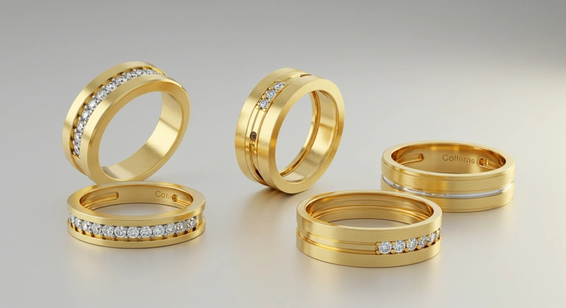 Men’s Gold Diamond Rings for Special Occasions: Weddings, Anniversaries, and More