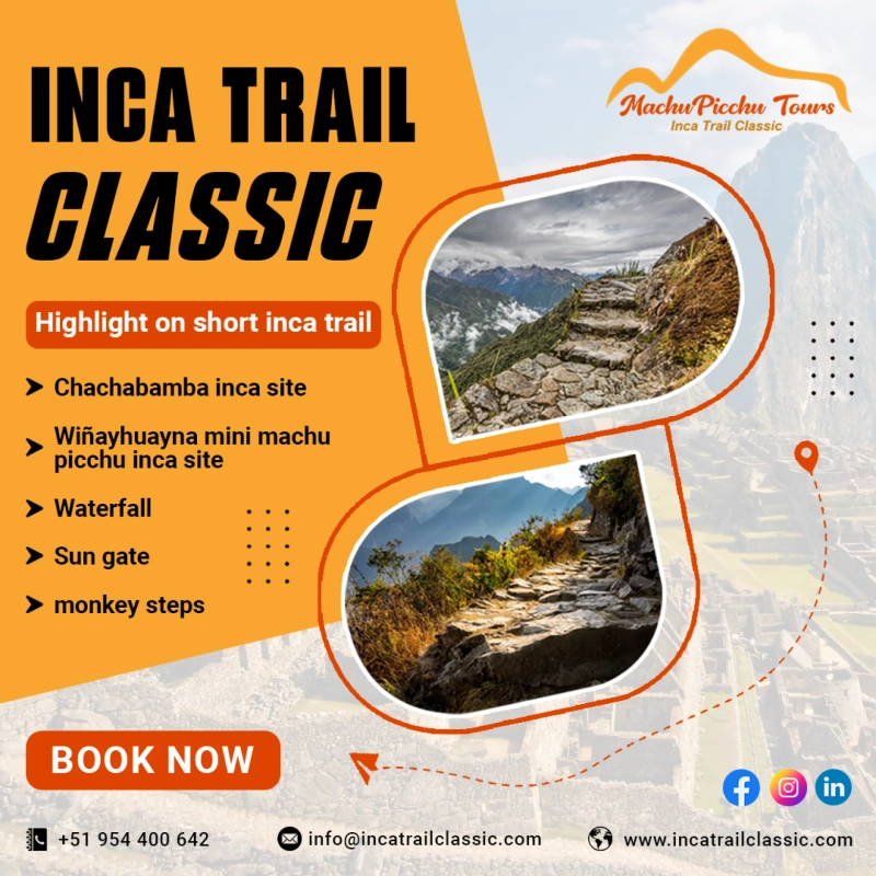 Short Inca Trail Tour to Machu Picchu or Lares Trek