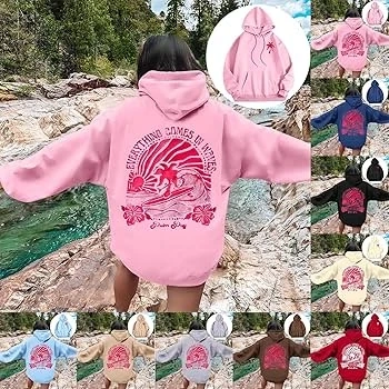 Rock the Pink Palm Puff Hoodie Like a Pro