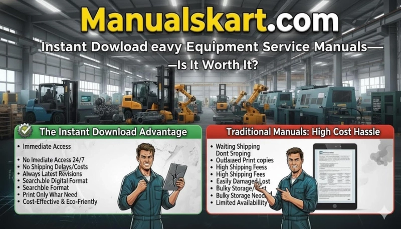 Instant Download Heavy Equipment Service Manuals—Is It Worth It?