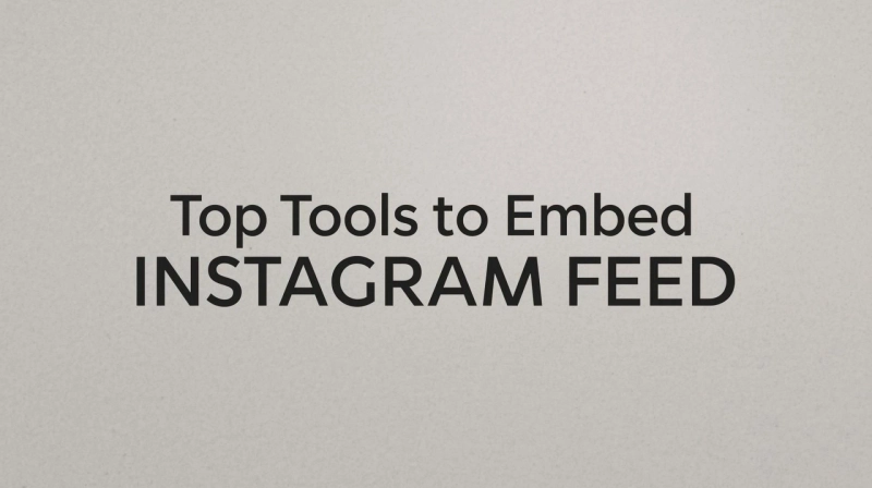 Top 5 Tools to Embed Instagram Feed in 2025