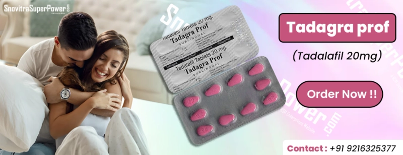 Tadagra Prof (Sublingual): A Superb Solution to Fix Erection Failure