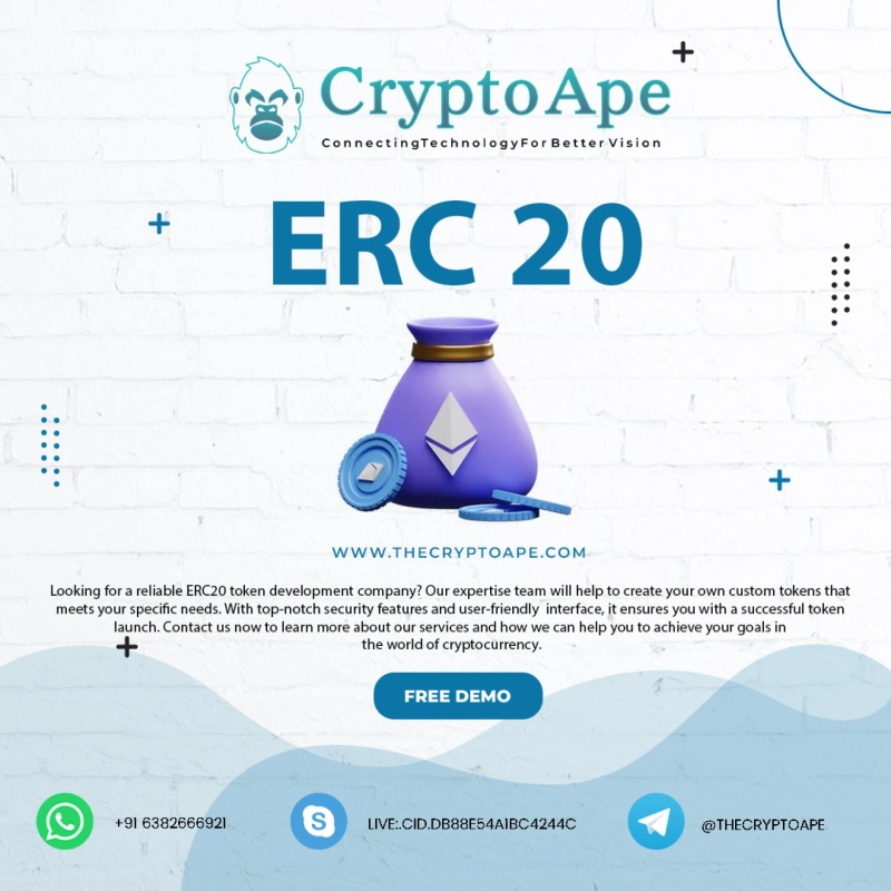 The Importance of ERC20 Token Standards and How an ERC20 Token Development Company Can Help