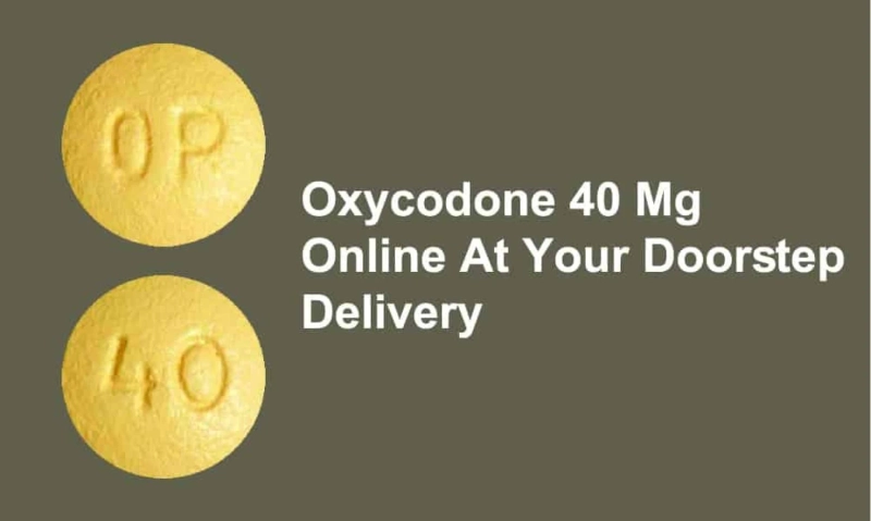 The real Oxycodone 40 mg for sale online can be purchased