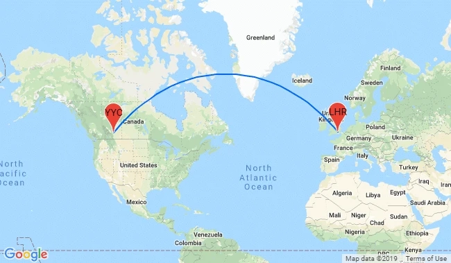 The Long Way Home: A Journey from London to Calgary