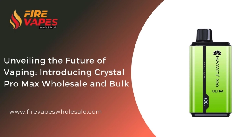 Unveiling the Future of Vaping: Introducing Crystal Pro Max Wholesale and Bulk