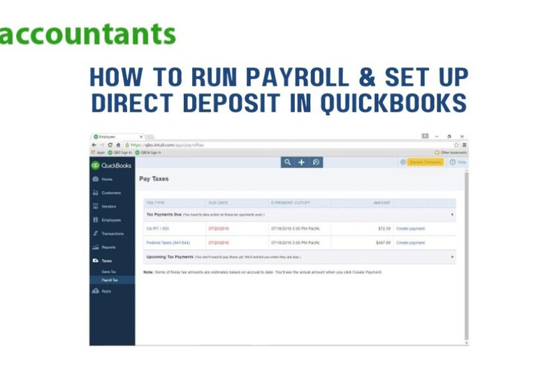 How to Run Payroll & Set Up Direct Deposit in QuickBooks