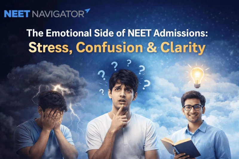 The Emotional Side of NEET Admissions: Stress, Confusion & Clarity
