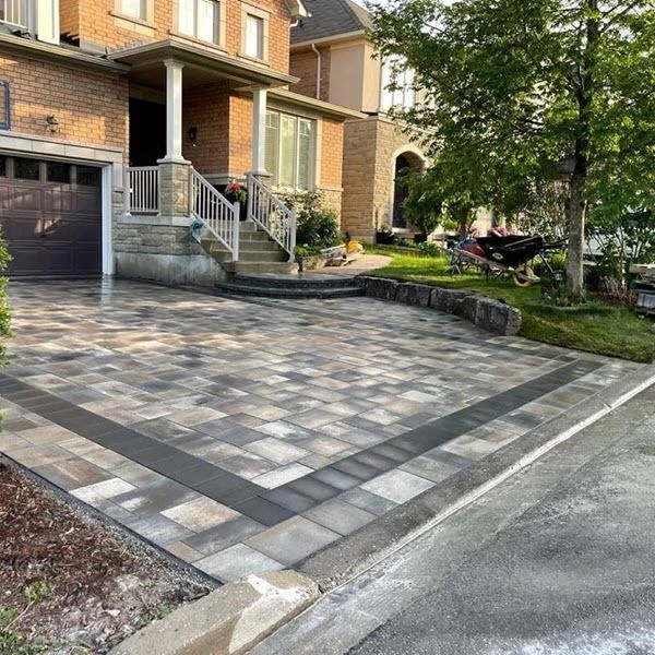 Enhance Your Vaughan Home Curb Appeal with Artech Landscaping Interlock Driveway