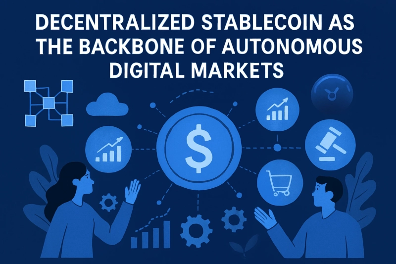 Decentralized Stablecoin as the Backbone of Autonomous Digital Markets
