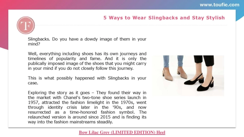 5 Ways to Wear Slingbacks and Stay Stylish