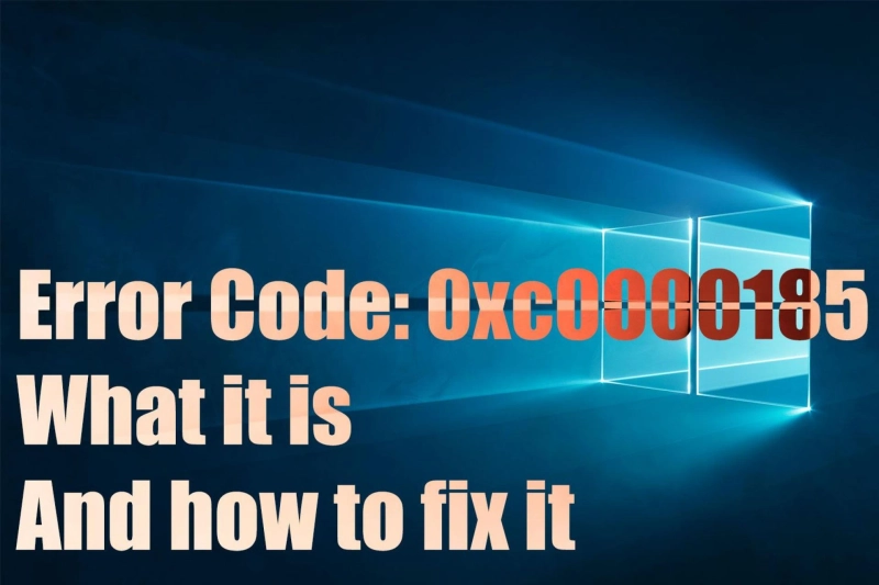 Steps to fix HP Error Code 0xc0000185