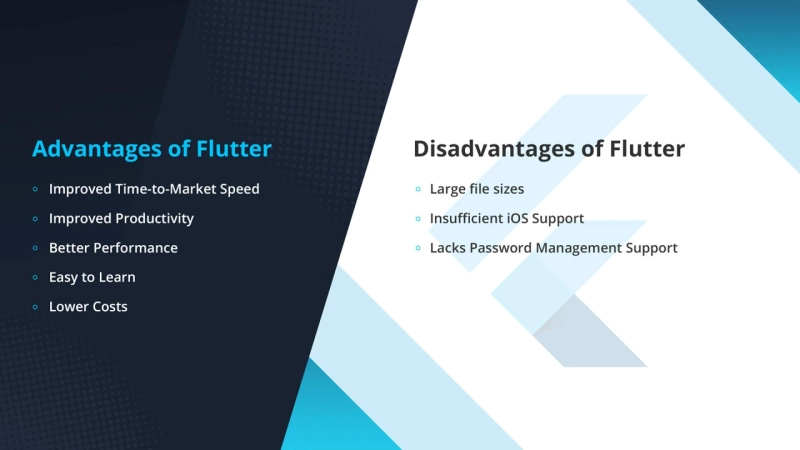 What is flutter? its advantages, and disadvantages.