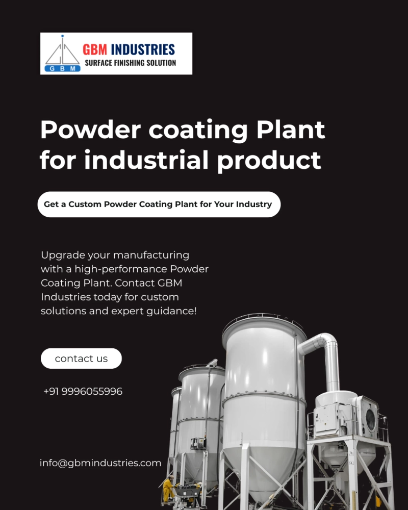 Powder coating Plant for industrial product