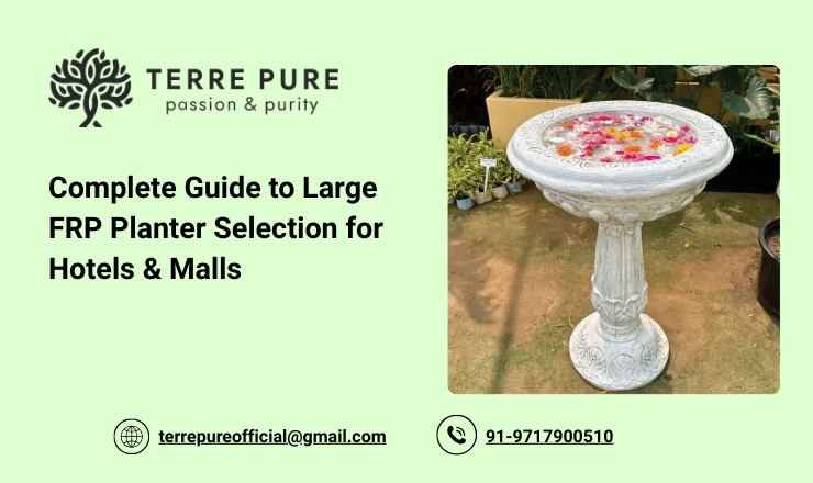 Complete Guide to Large FRP Planter Selection for Hotels & Malls