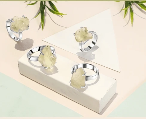 Buy Wholesale Price LIbyan Desert Glass Ring