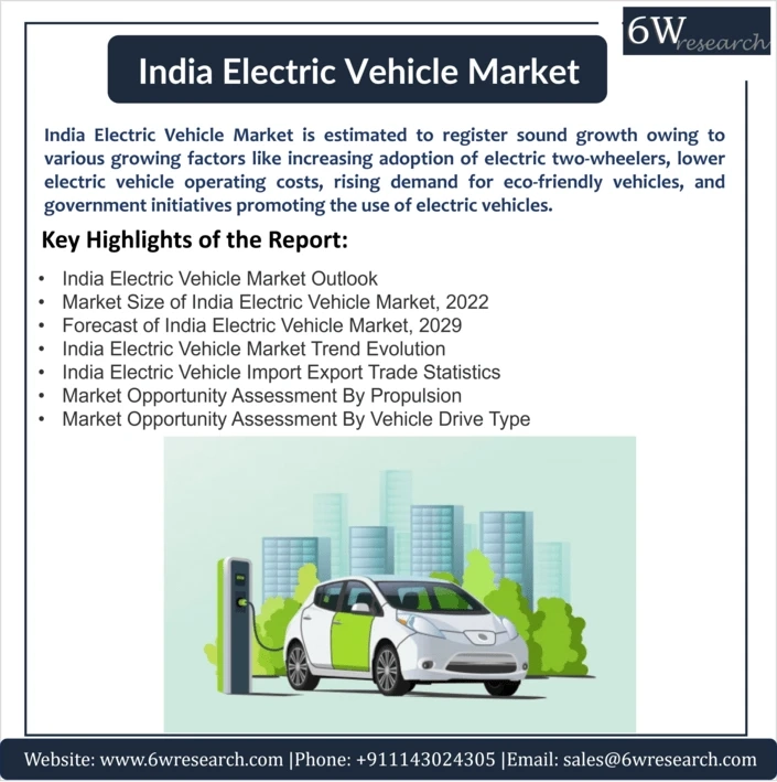 India Electric Vehicle Market (2023-2029) | 6Wresearch