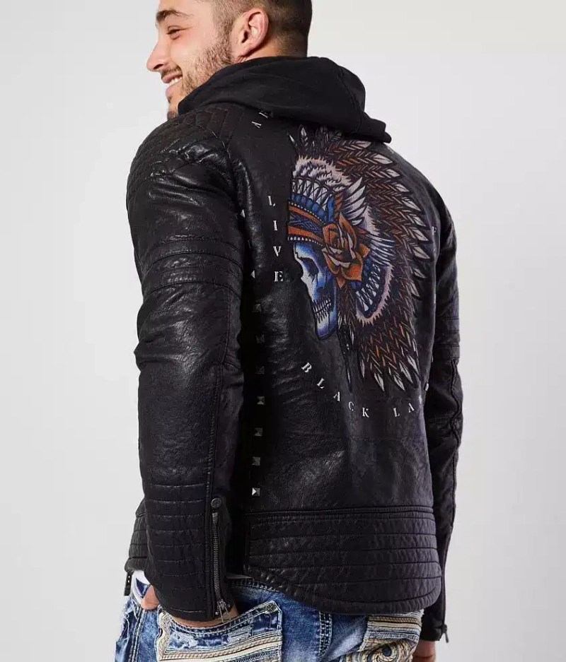 Warm and Stylish Winter Leather Jacket Mens