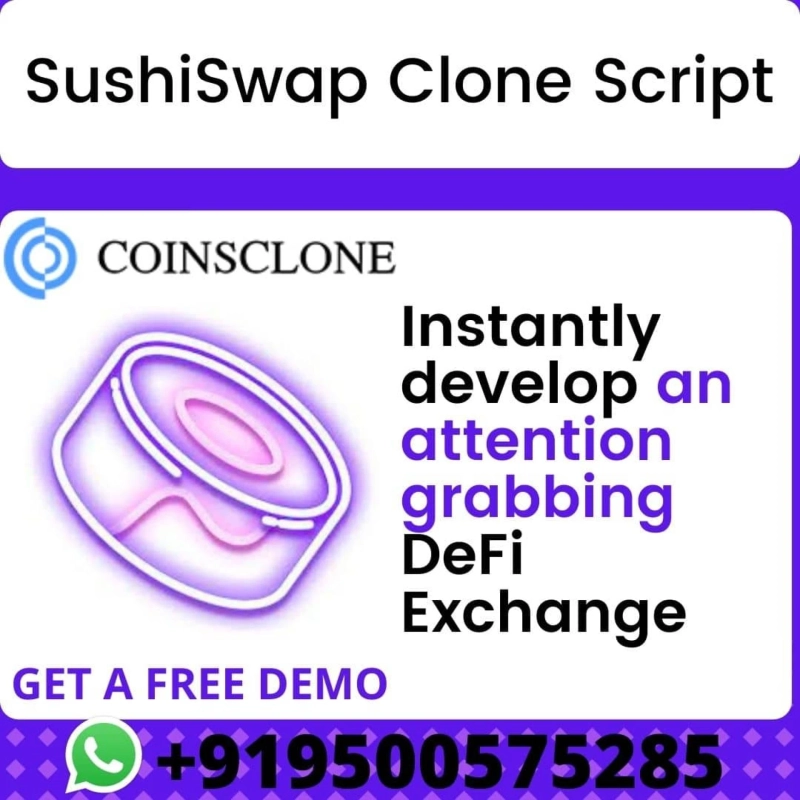 Instantly develop an attention grabbing DeFi Exchange using Sushiswap clone script