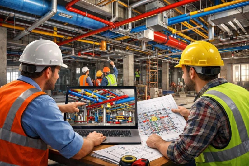 How MEP Coordination Drawings Services in the USA Reduce Conflicts and Rework