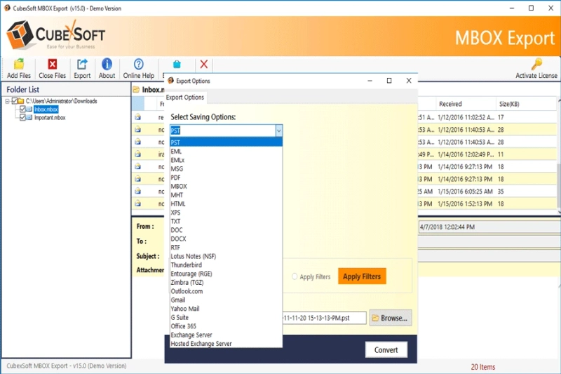How to Save MBOX Emails to PDF?