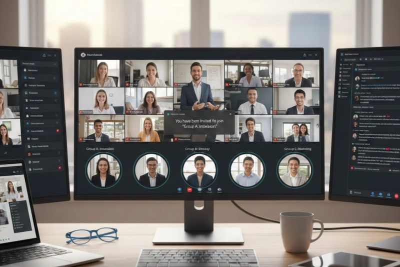 Online Conference Platforms with Breakout Rooms