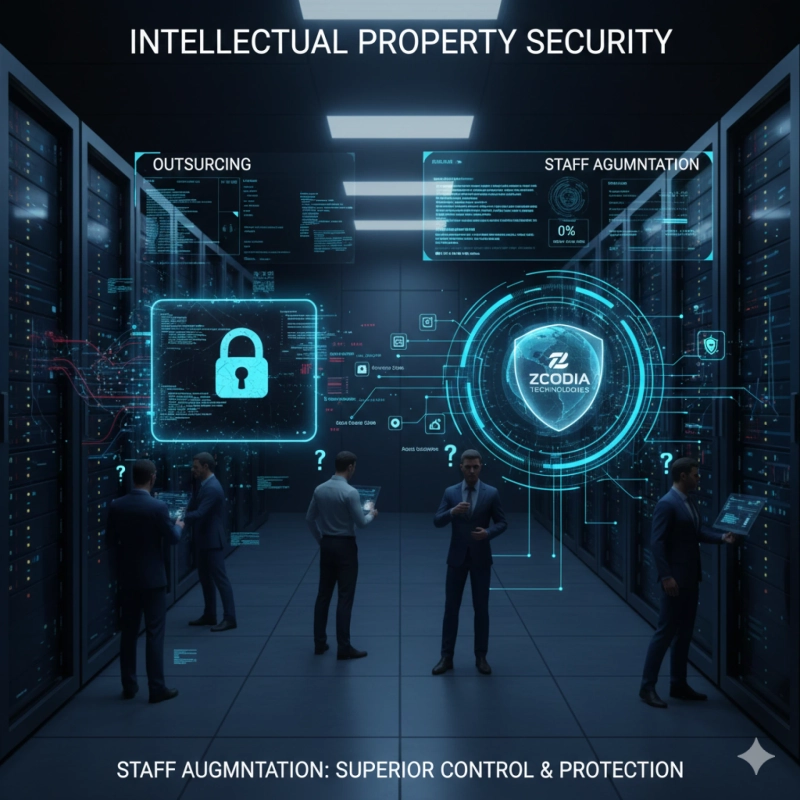 Why Staff Augmentation Provides Better IP Security Than Outsourcing