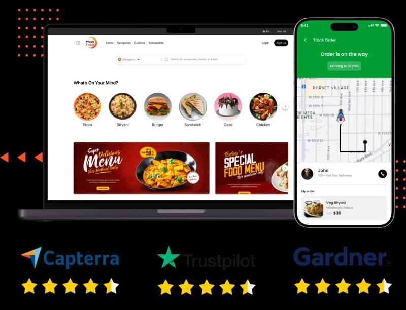 Top 10 Features of Moonfood - UberEats Clone App