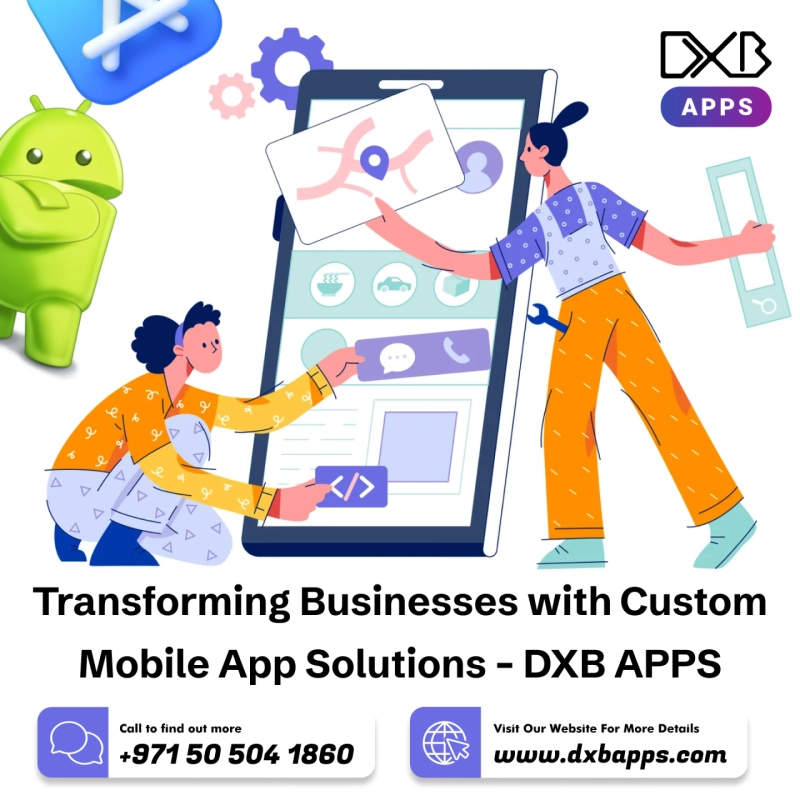 Flexible mobile application development Abu Dhabi services by DXB APPS