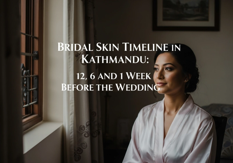 Bridal Skin Timeline in Kathmandu: 12, 6, and 1 Week before the Wedding