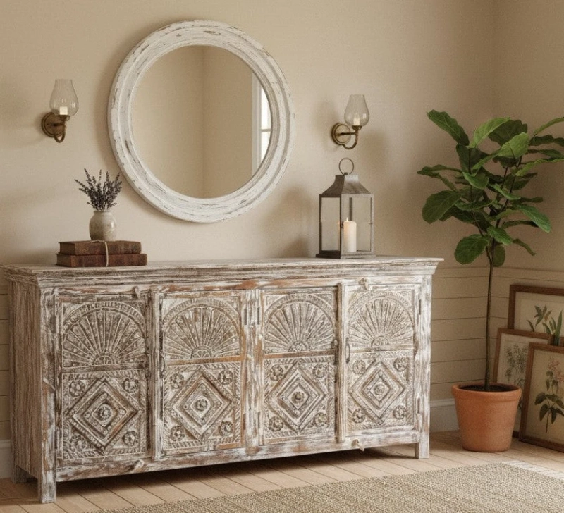 The Intentional Living Room: Balancing Technology and Artistic Sideboards