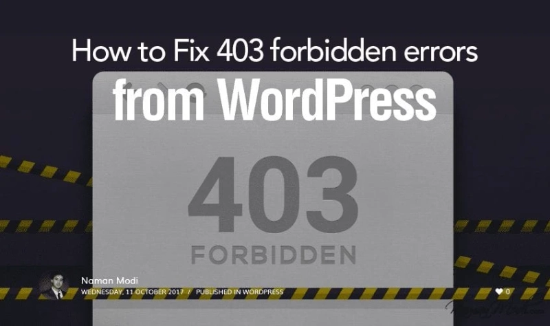 403 Forbidden errors