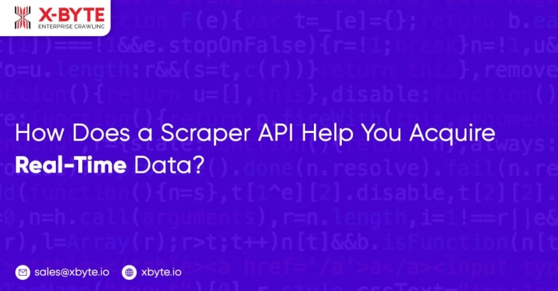 How Does a Scraper API Help You Acquire Real-Time Data?