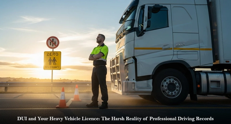 DUI and Your Heavy Vehicle Licence: The Harsh Reality of Professional Driving Records