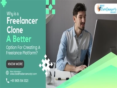Why is a freelancer clone a better option for creating a freelance platform?