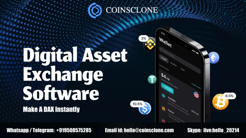 Digital asset exchange software- Make a DAX instantly