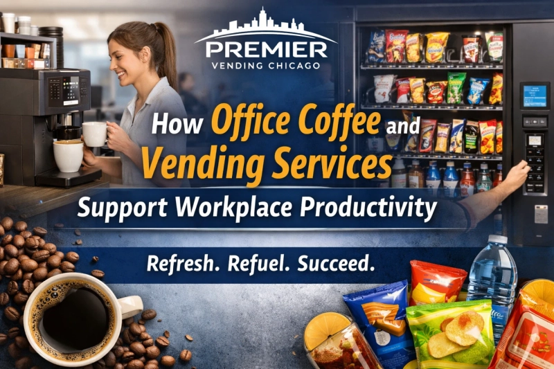 How Office Coffee and Vending Services Support Workplace Productivity