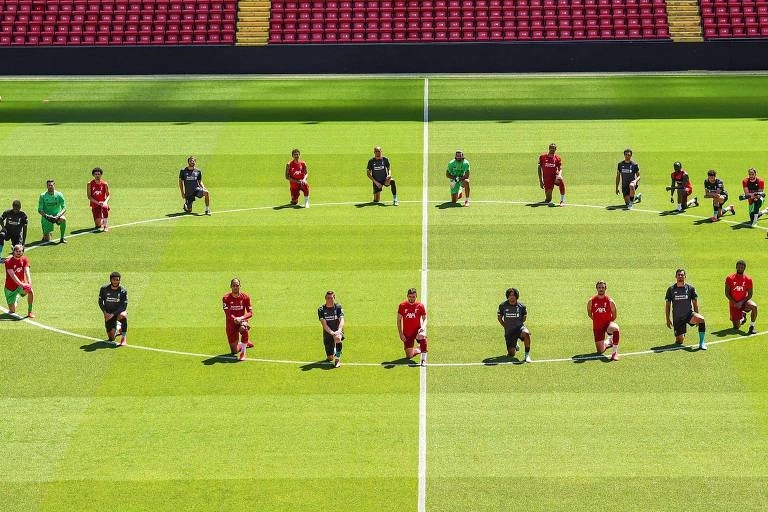 Jogadores da Premier League terão campanha antirracista no uniforme