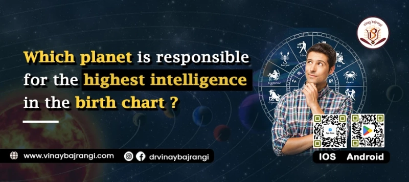 Which planet is responsible for the highest intelligence in the birth chart?