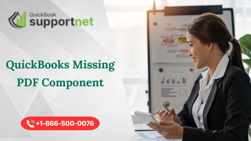 Why QuickBooks Shows Missing PDF Component & How to Repair It