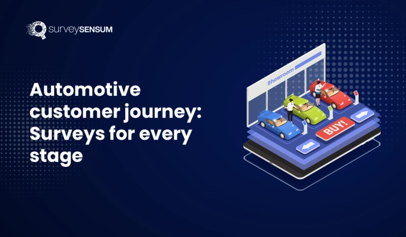 Automotive customer journey: Surveys for every stage