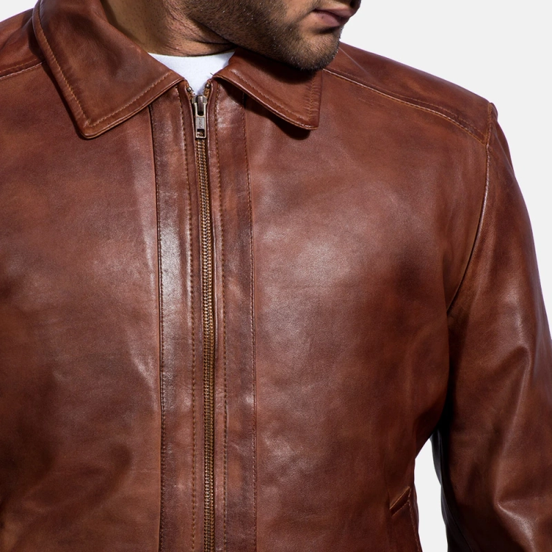 Embracing Style and Sophistication: The Allure of Brown Leather Jackets in Boston Harbor