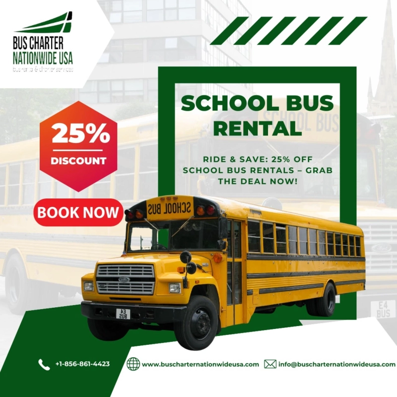 Last Opportunity: Book Your 20% Off School Bus Rental!